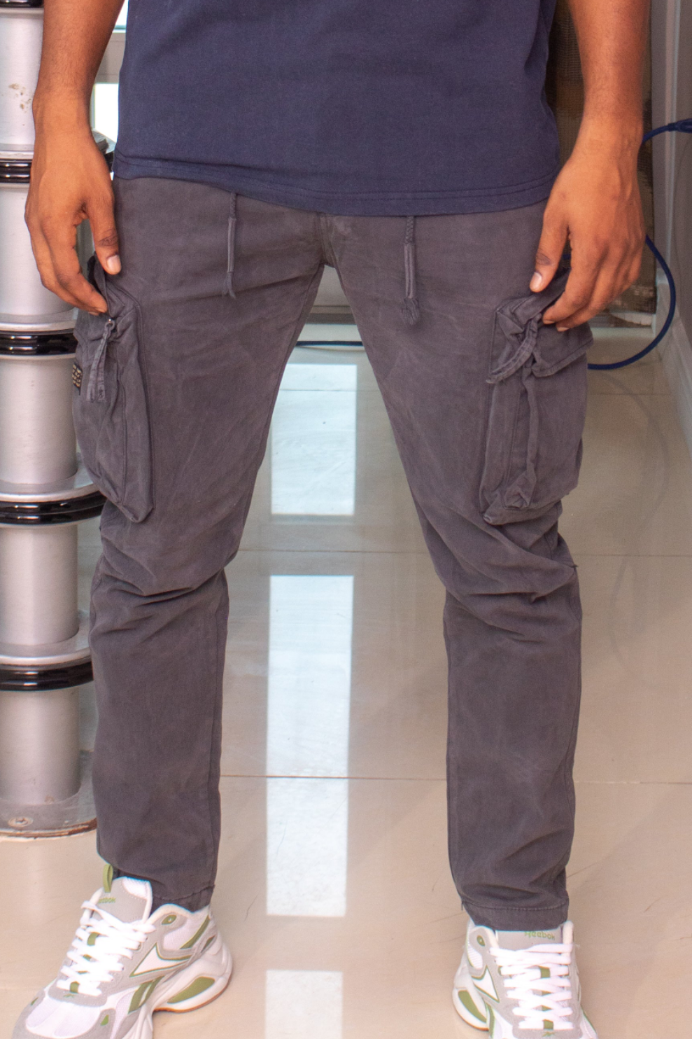 Zip Pocket Cargo Pants
