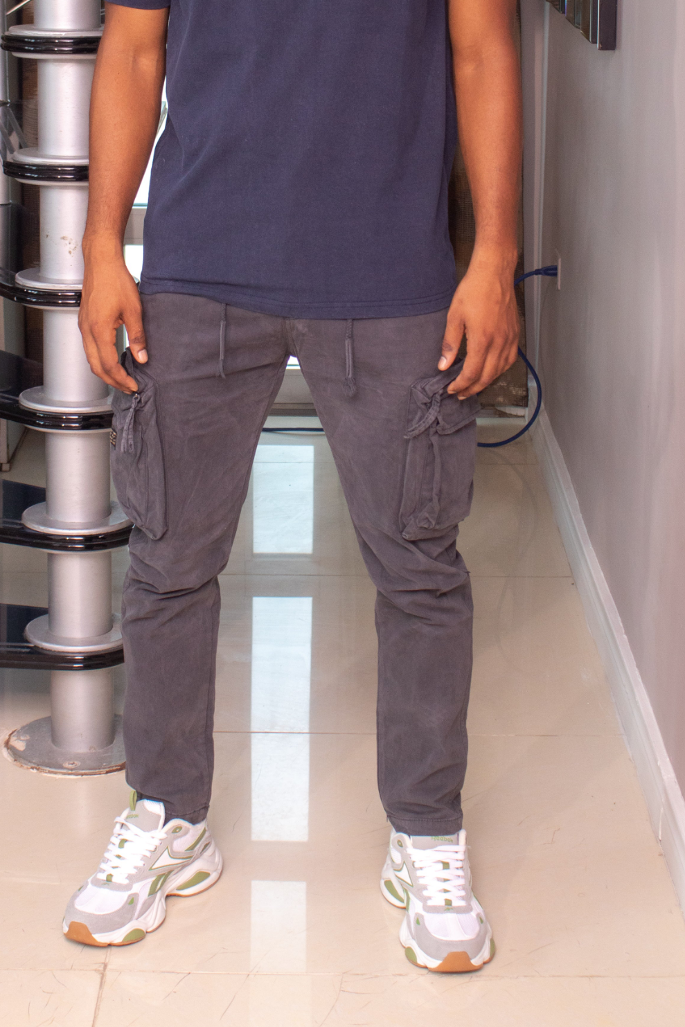 Zip Pocket Cargo Pants