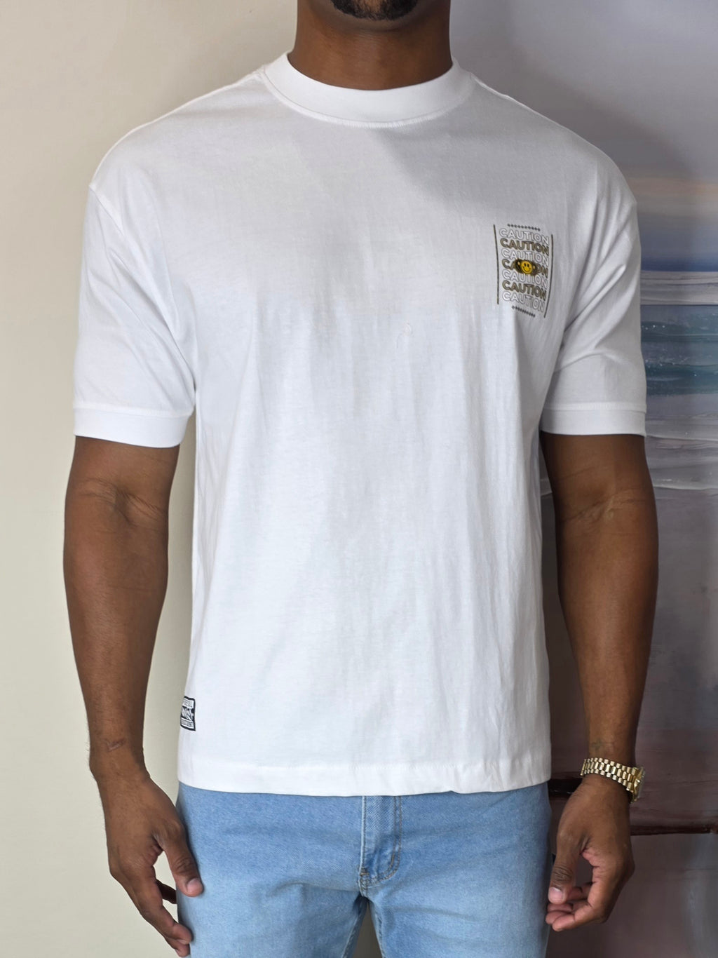 Caution Graphic T shirt
