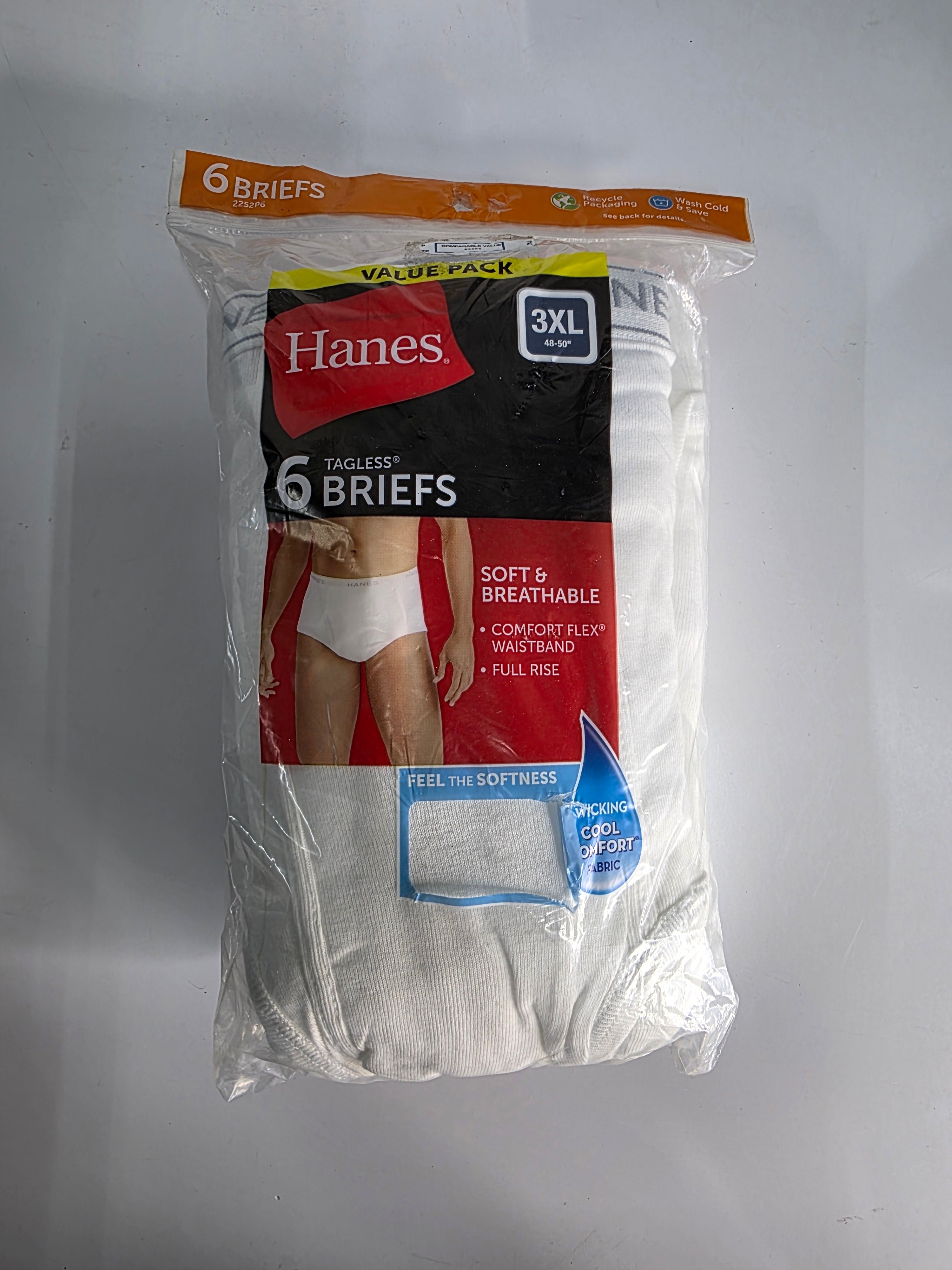 Hanes 6 pack Briefs