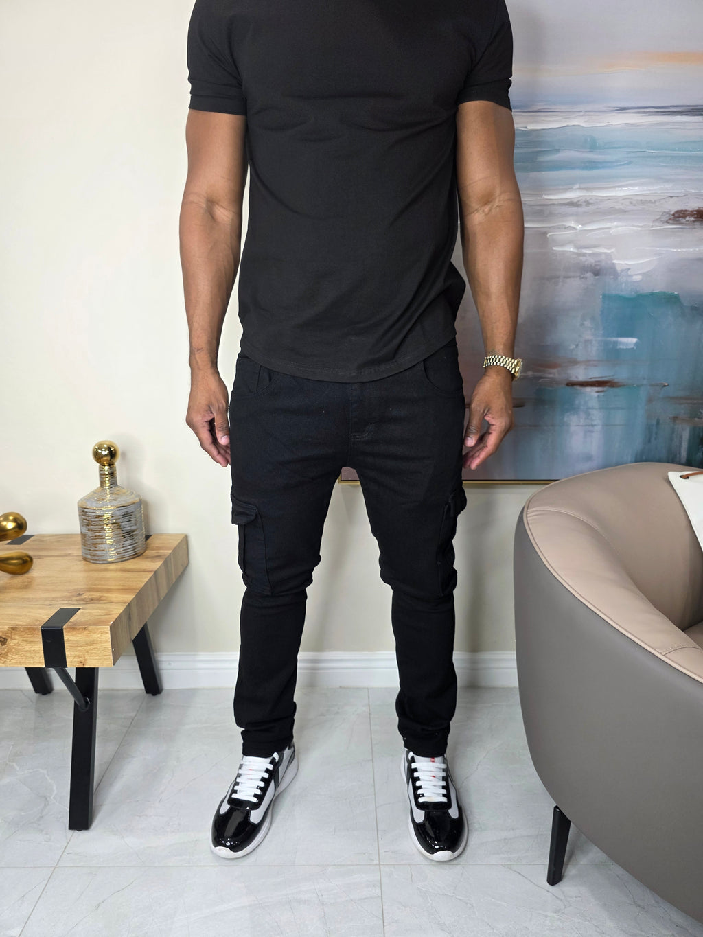 Cargo Pants Black Ice