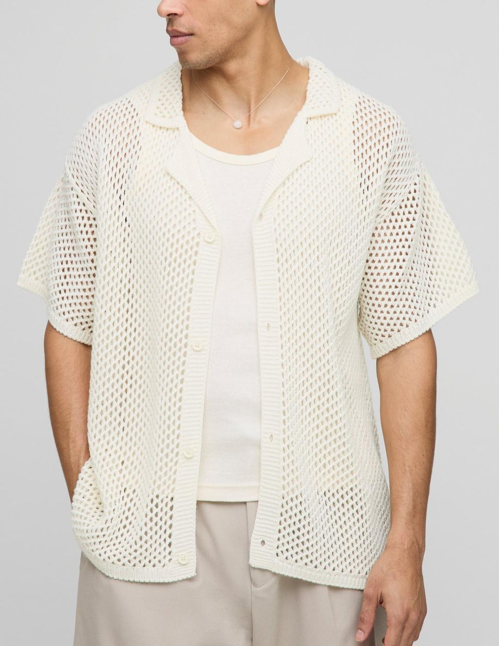 Boxy Knitted Shirt