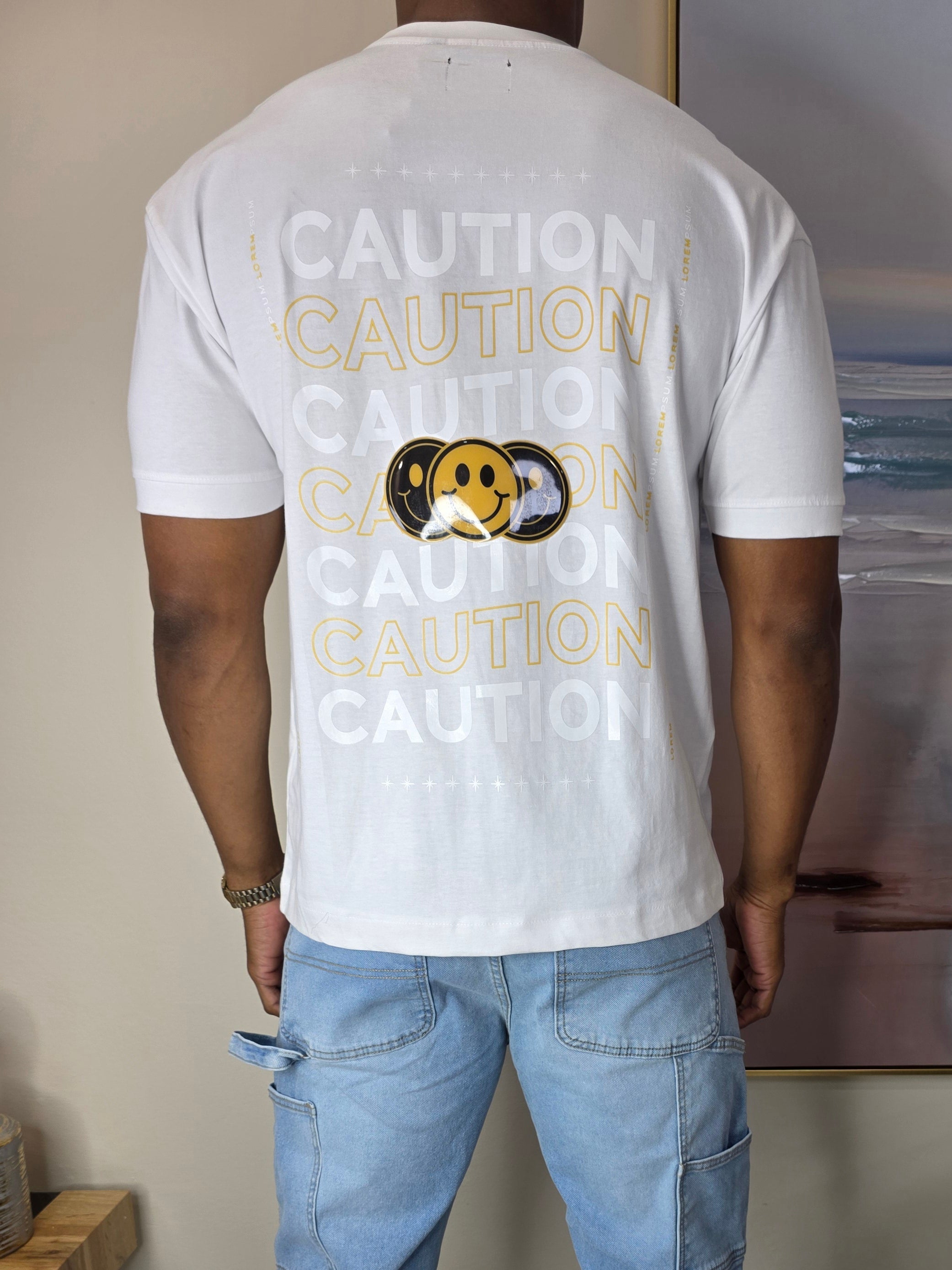 Caution Graphic T shirt