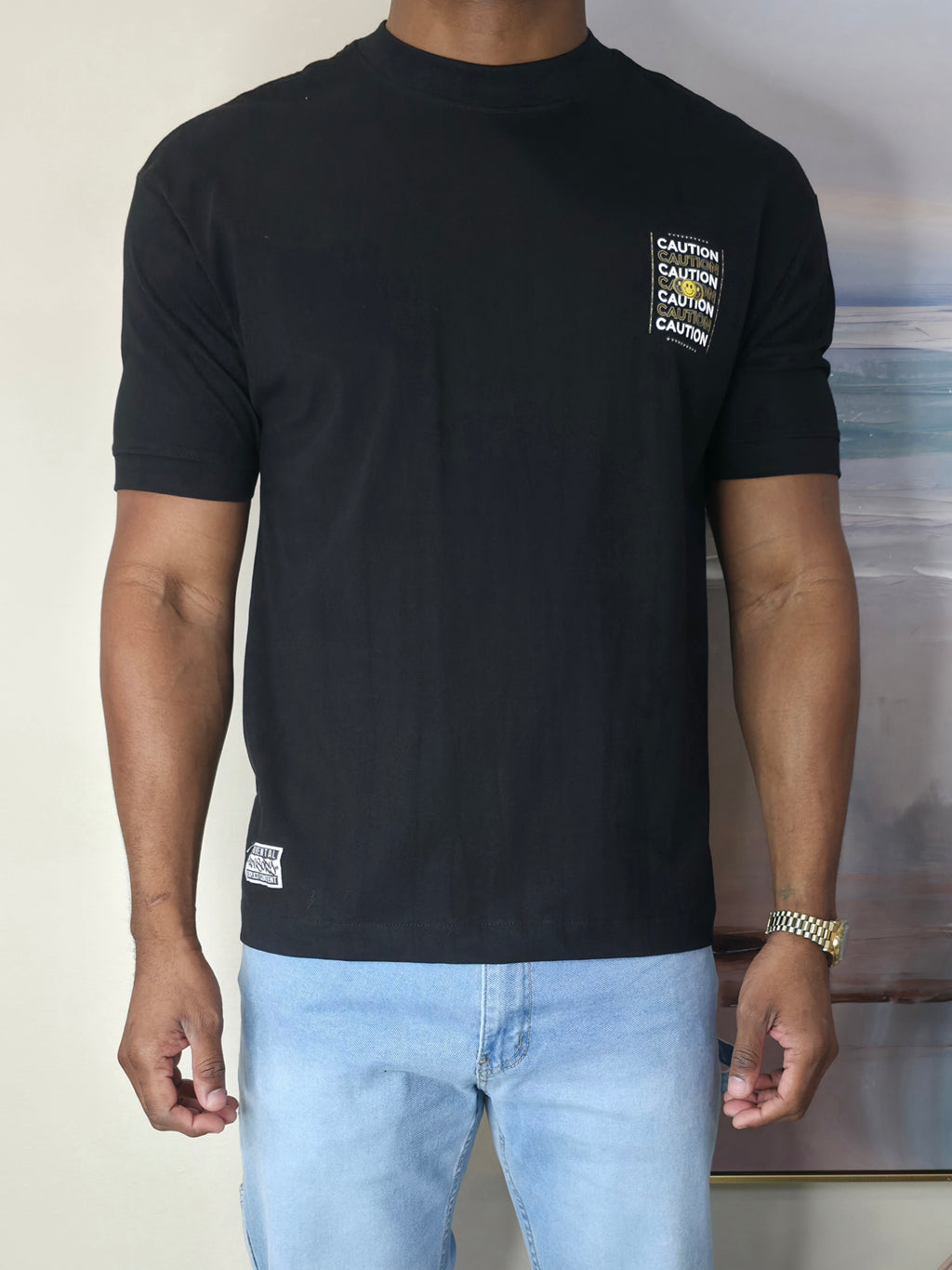 Caution Graphic T shirt