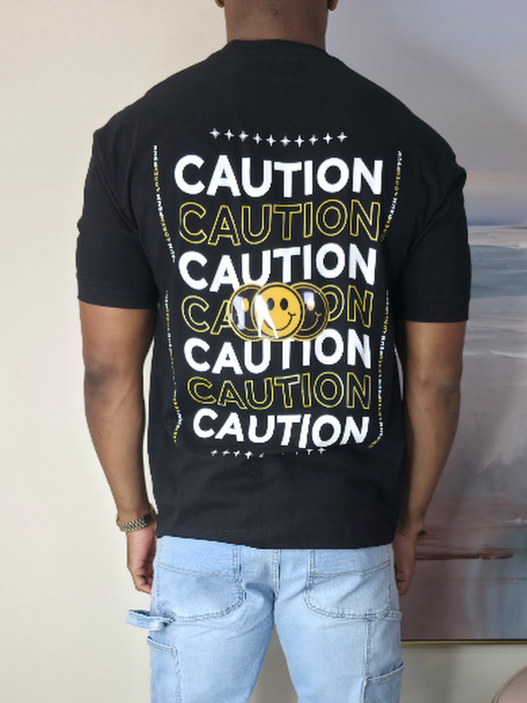 Caution Graphic T shirt