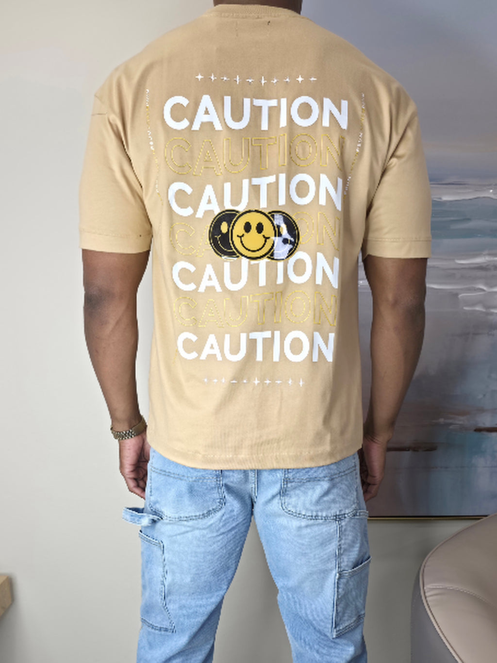 Caution Graphic T shirt