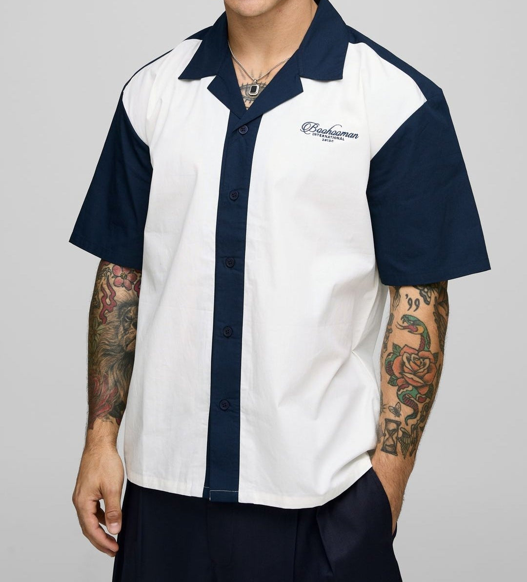 Embroidered reverse Shirt