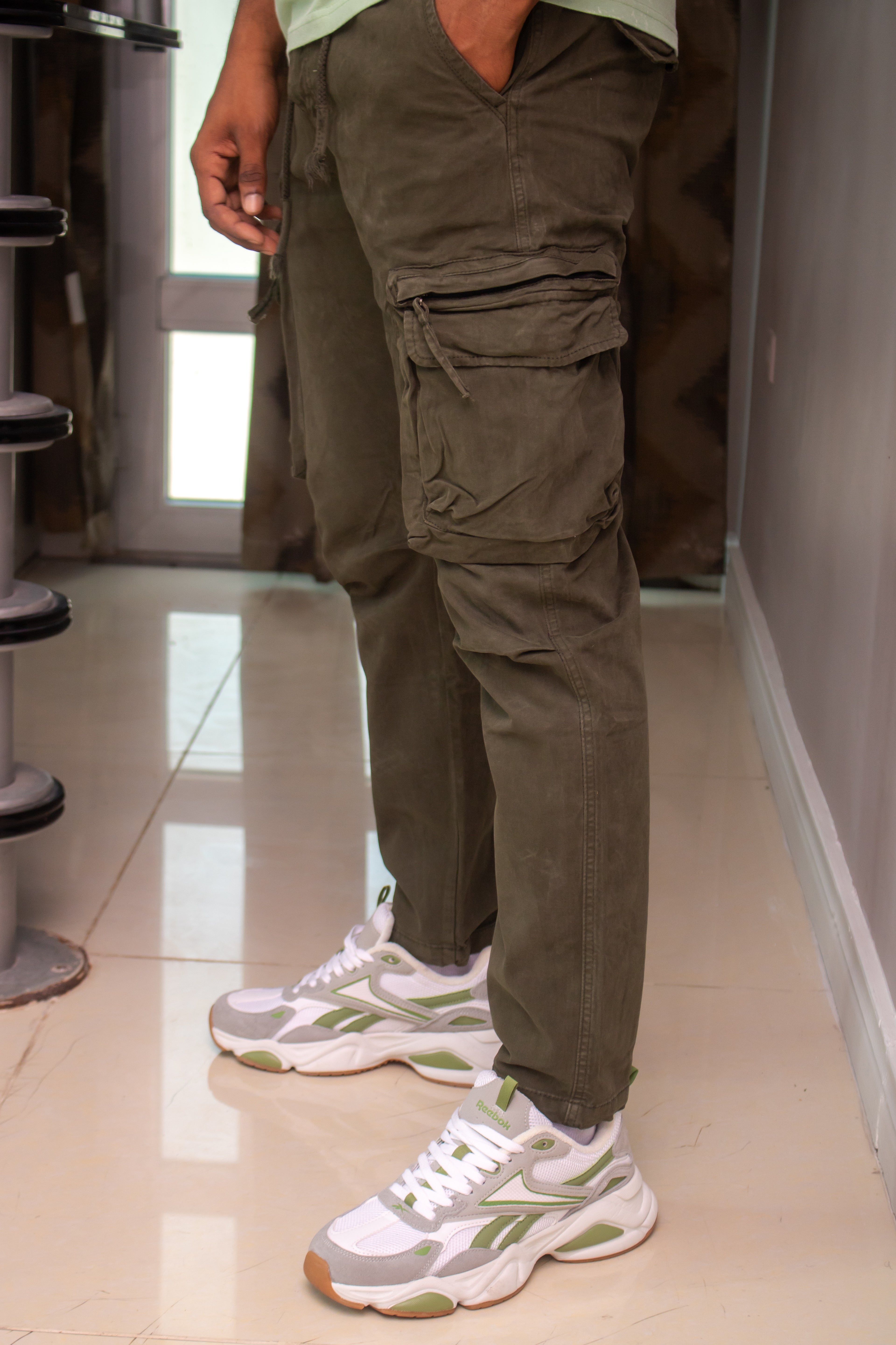 Zip Pocket Cargo Pants